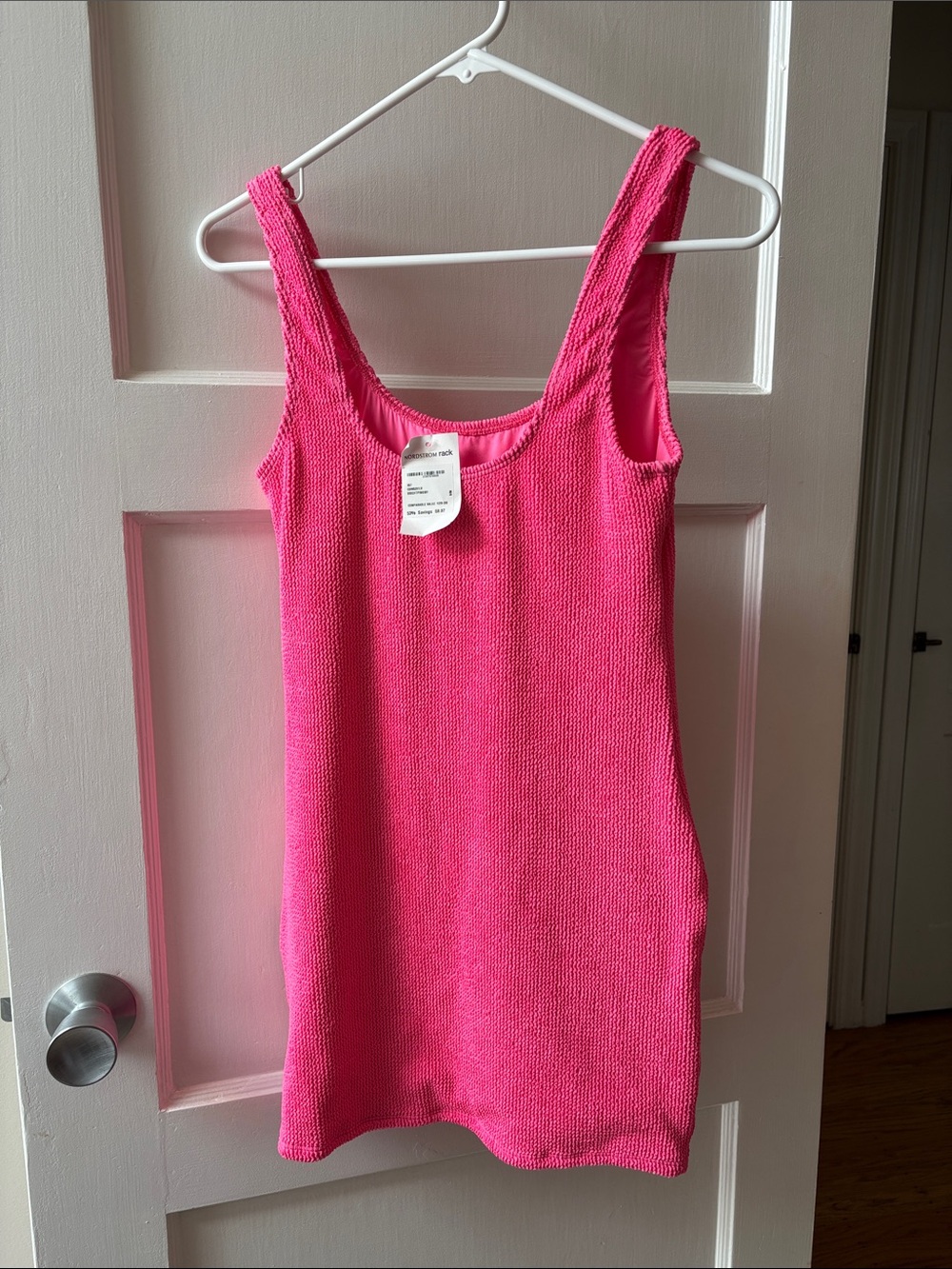 Good American Hot Pink Swim Dress